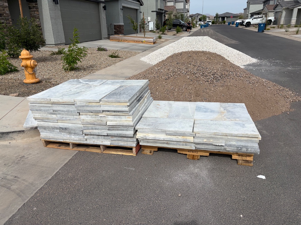 Stone Paver Delivery