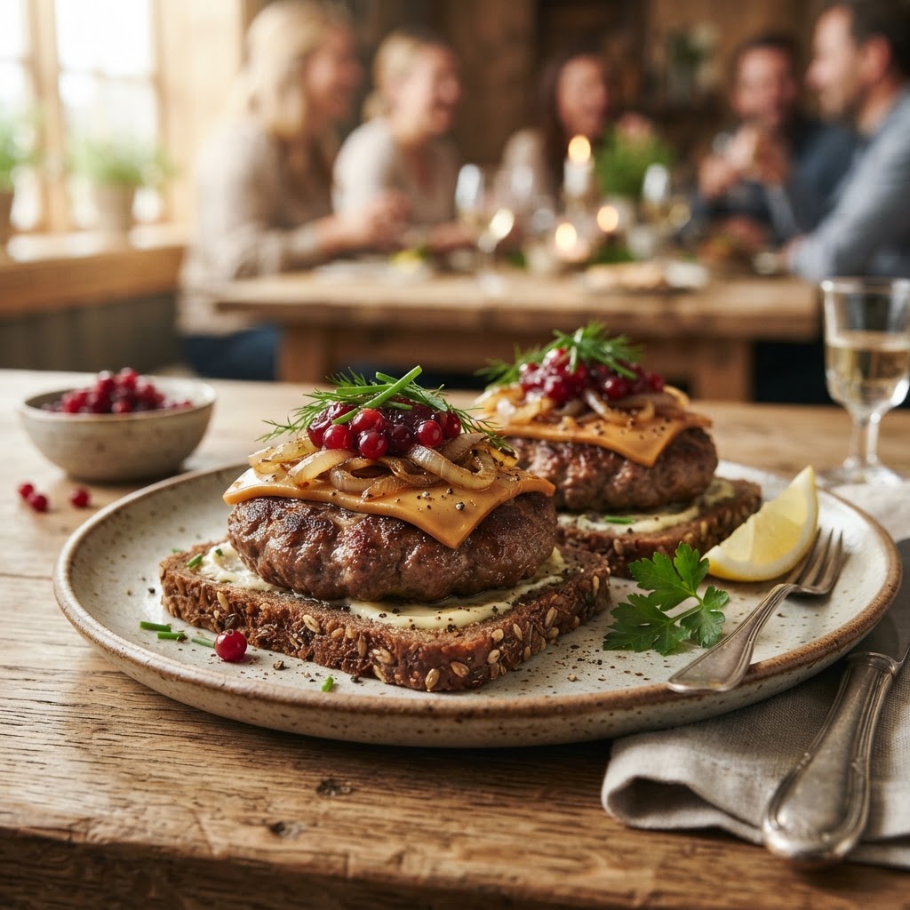 Smørbrød med Karbonade