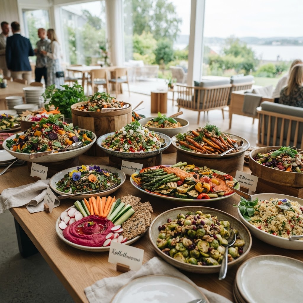 Profesjonell vegetarisk catering fra Kilen Catering i Vestfold