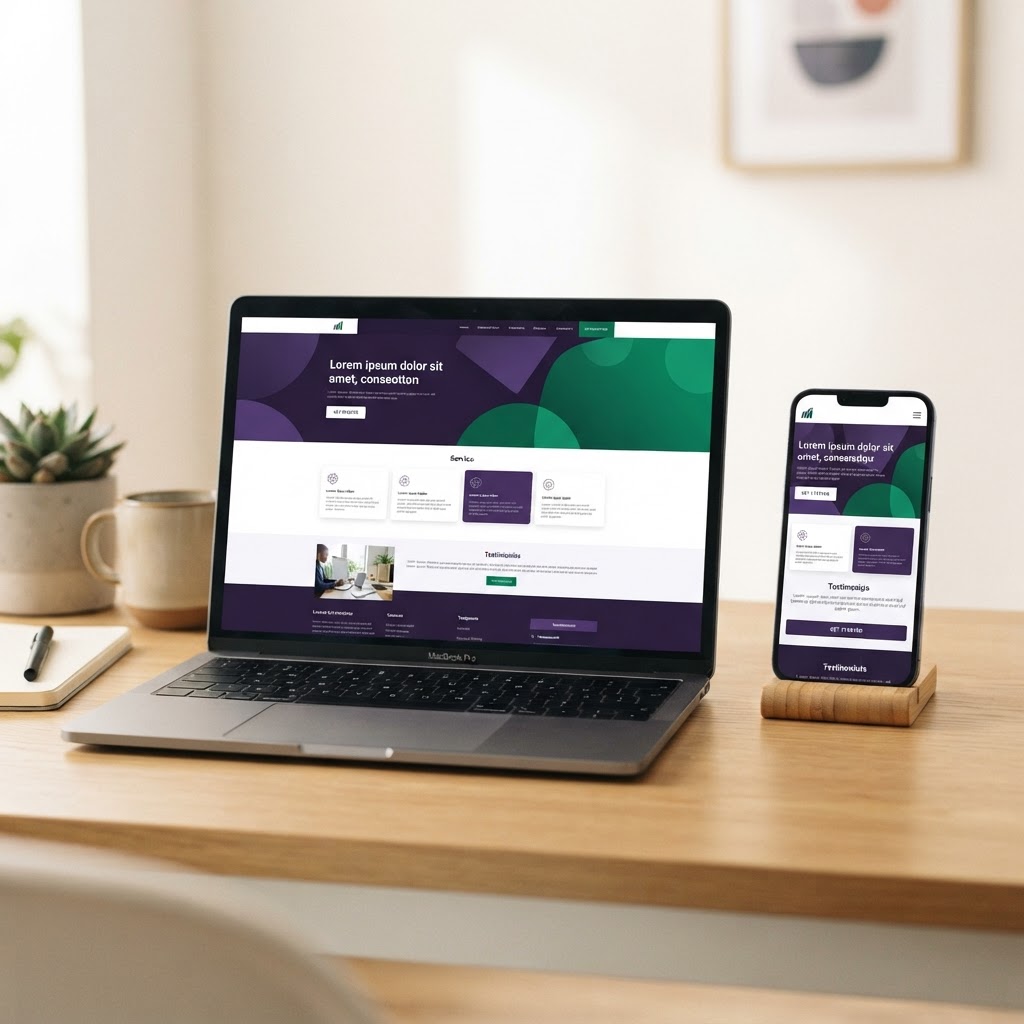 Sitio web para negocio de servicios