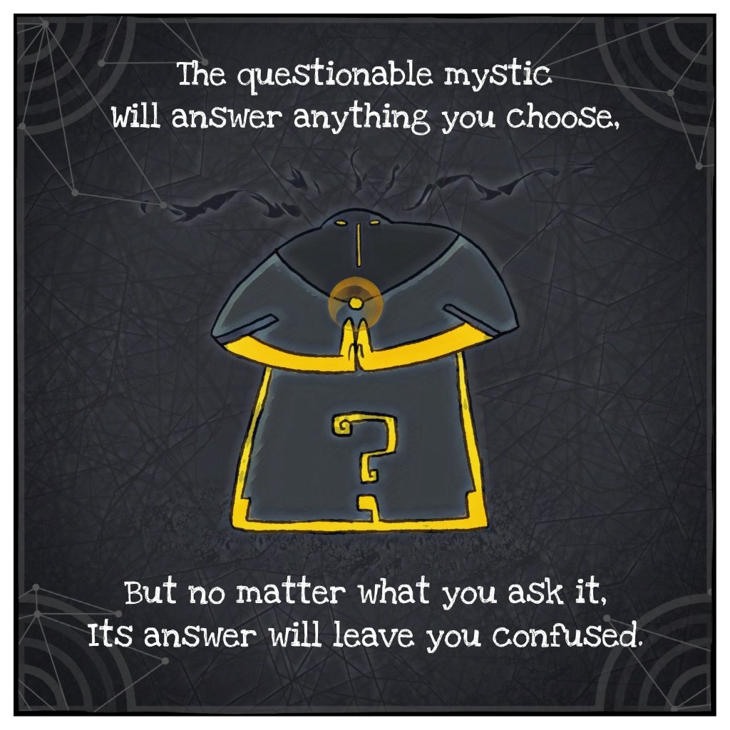 The Questionable Mystic illustrated poem