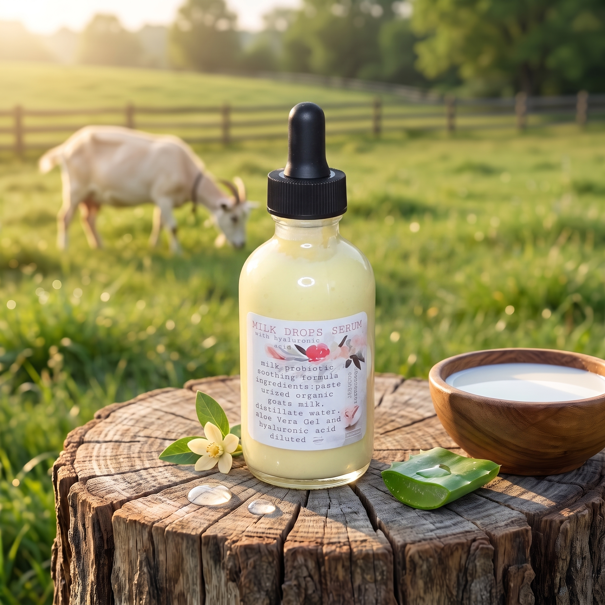 Goats milk serum 4oz(DOBLE SIZE)