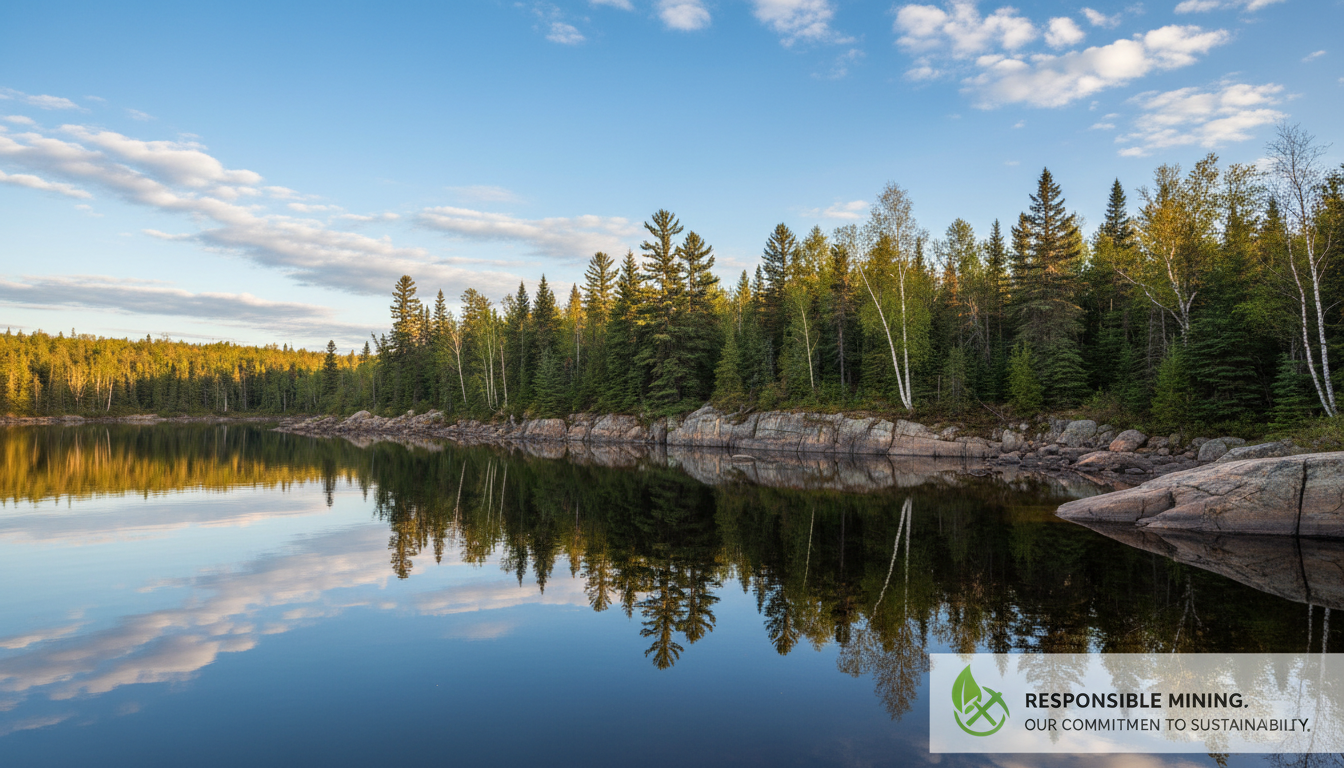 Québec boreal forest landscape