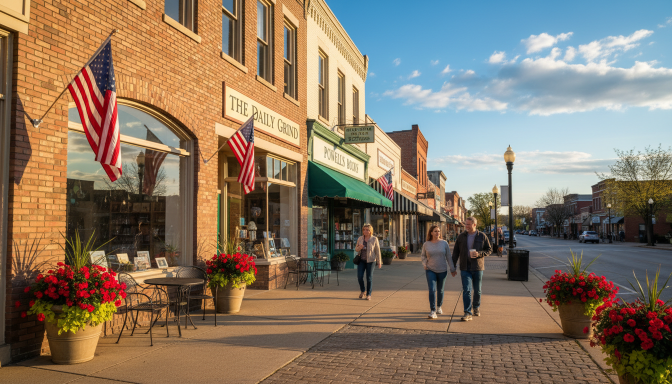 Missouri community streetscape