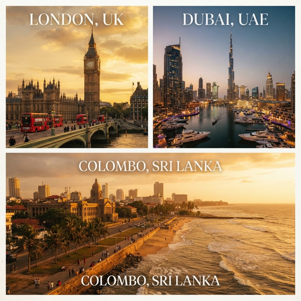 Iconic world travel destinations