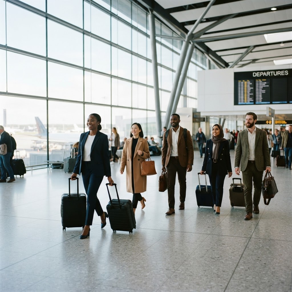 Skilled professionals travelling abroad for work