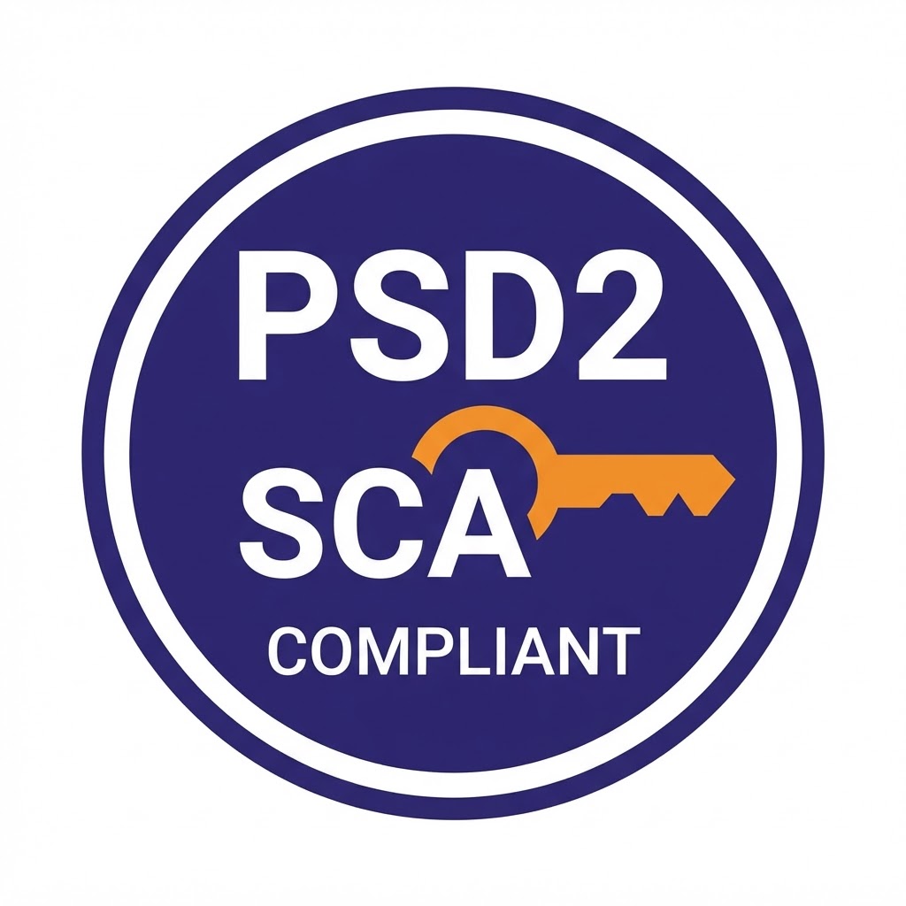 PSD2 / SCA Compliant Certification Badge