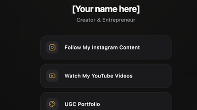 Personal Website Directory template preview