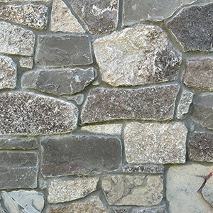 Rubble stone veneer