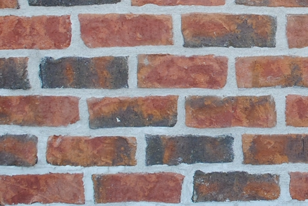 Riverbend thin brick veneer