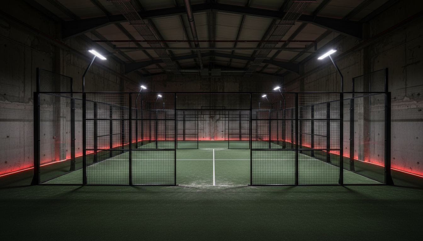 Premium indoor padel court