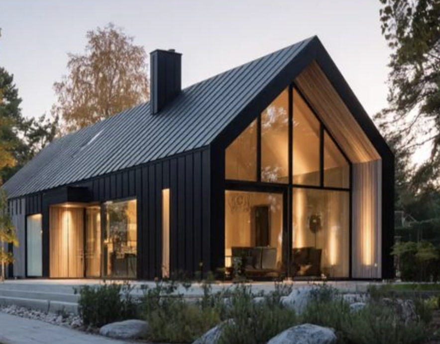 Luxury guest villa nestled in woodland