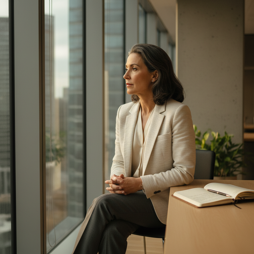 Senior professional in reflective thought - the contemplative practice that strengthens leadership