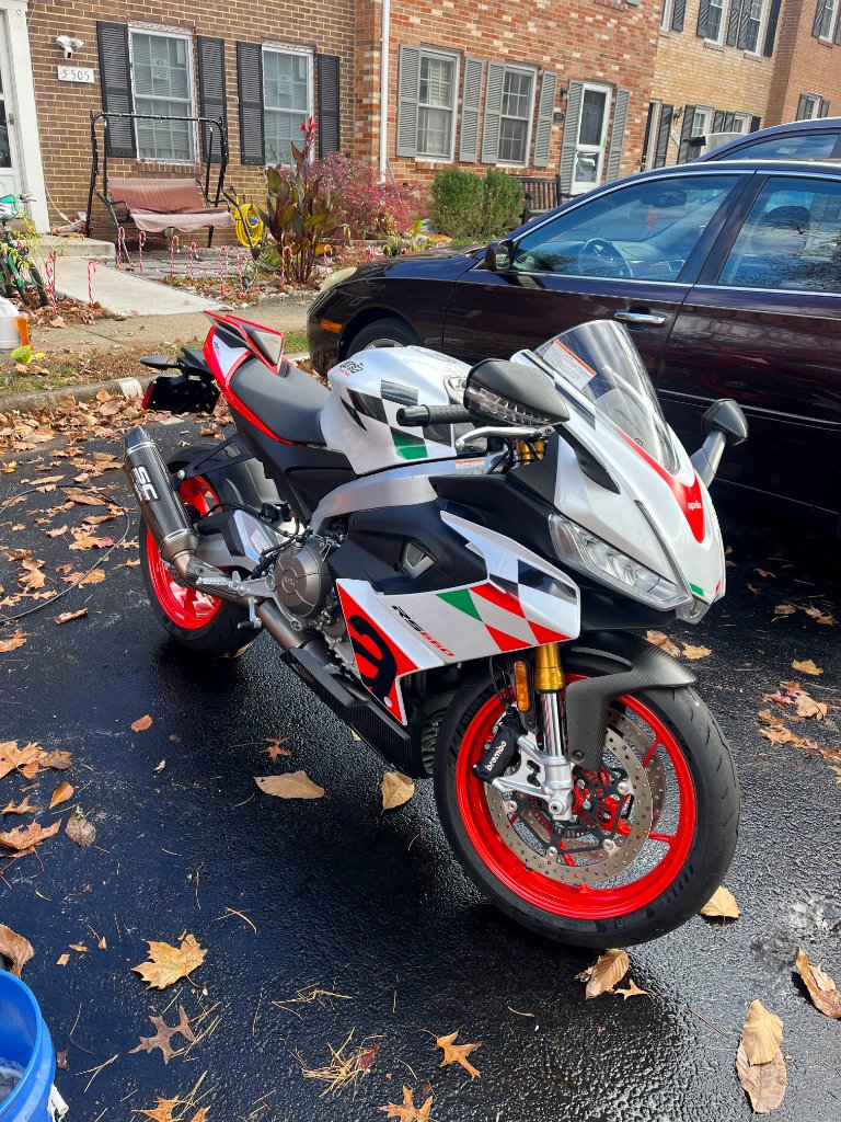 Sports bike detail