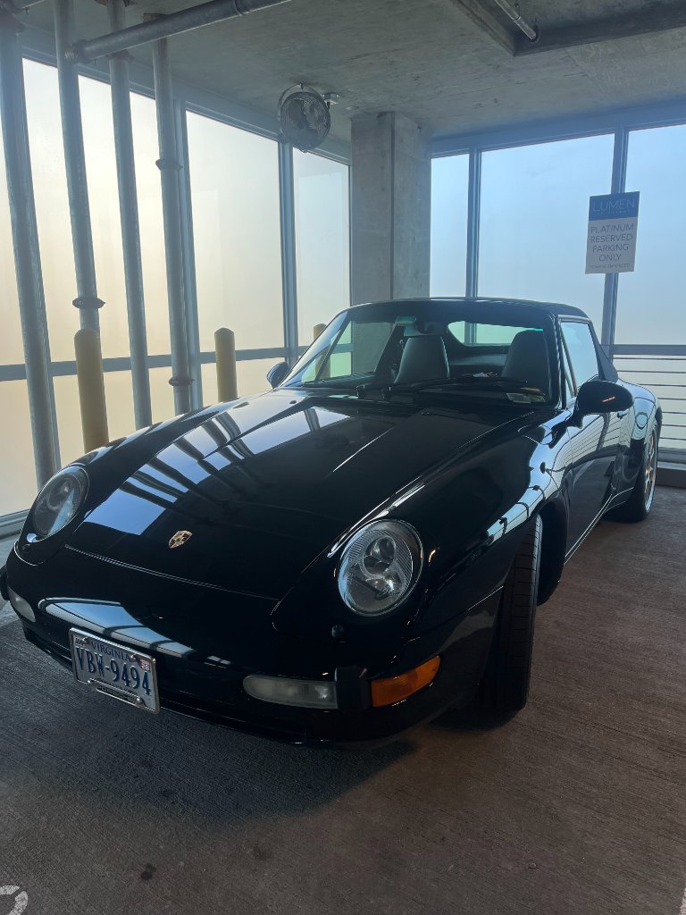 Classic black Porsche
