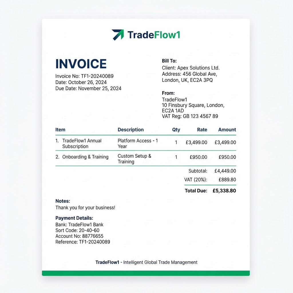 Professional invoices & quotes