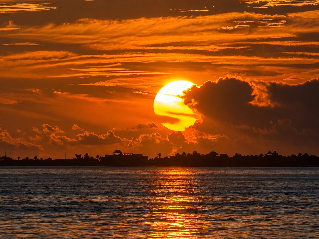 Amanecer dorado