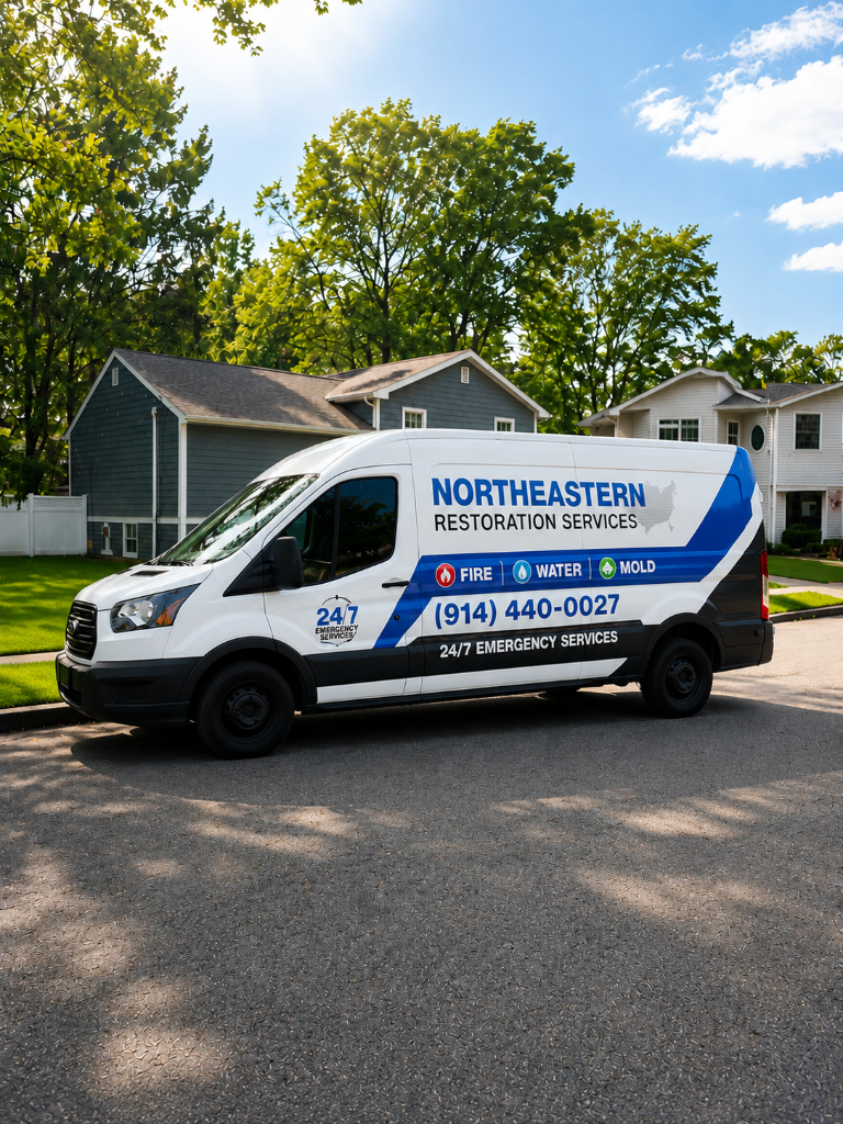 Island Emergency Disaster Restoration emergency vehicle