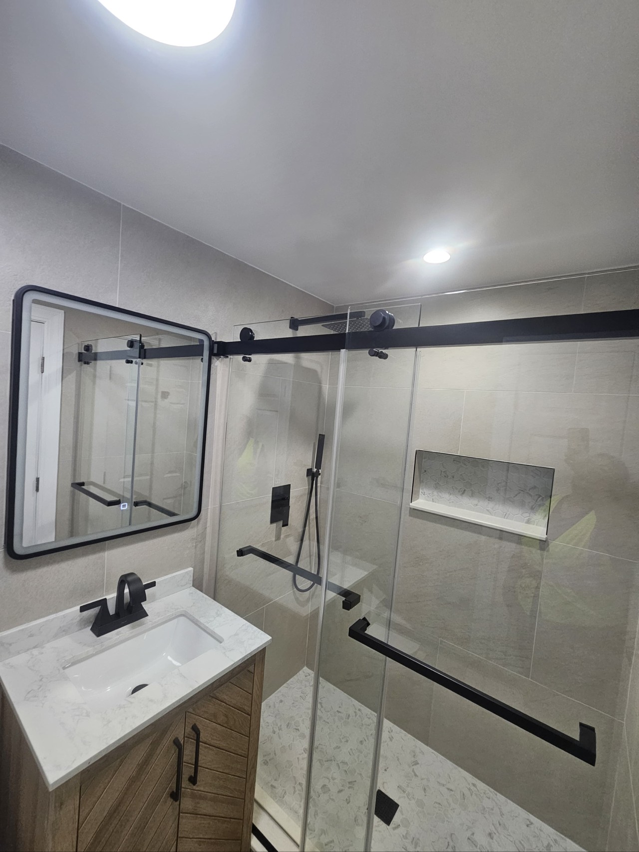 After — Bathroom Remodel — Framing to Finish
