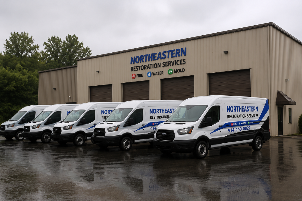 Northeastern Restoration Services emergency vehicle