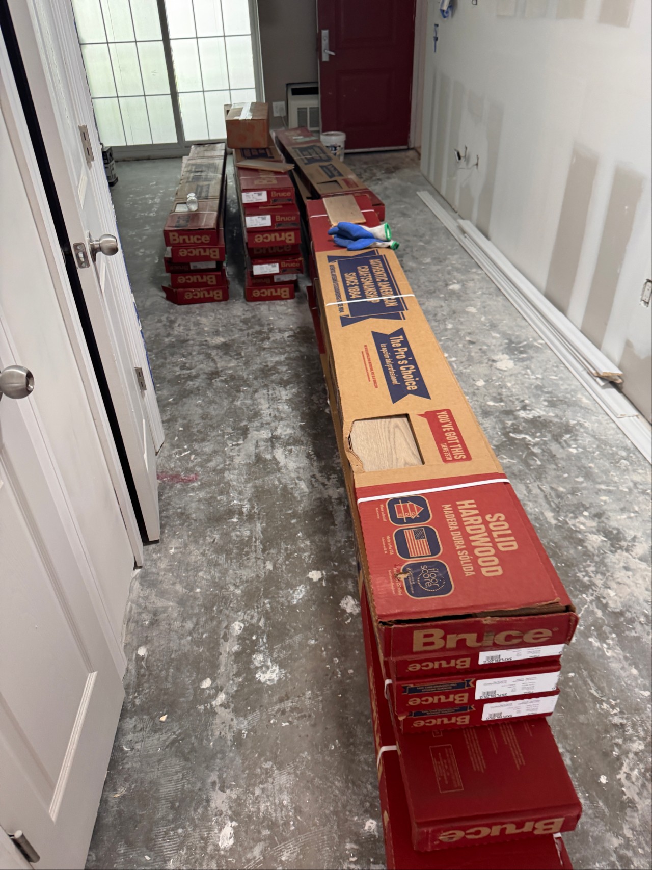 Before — Hallway & Closet Refinish