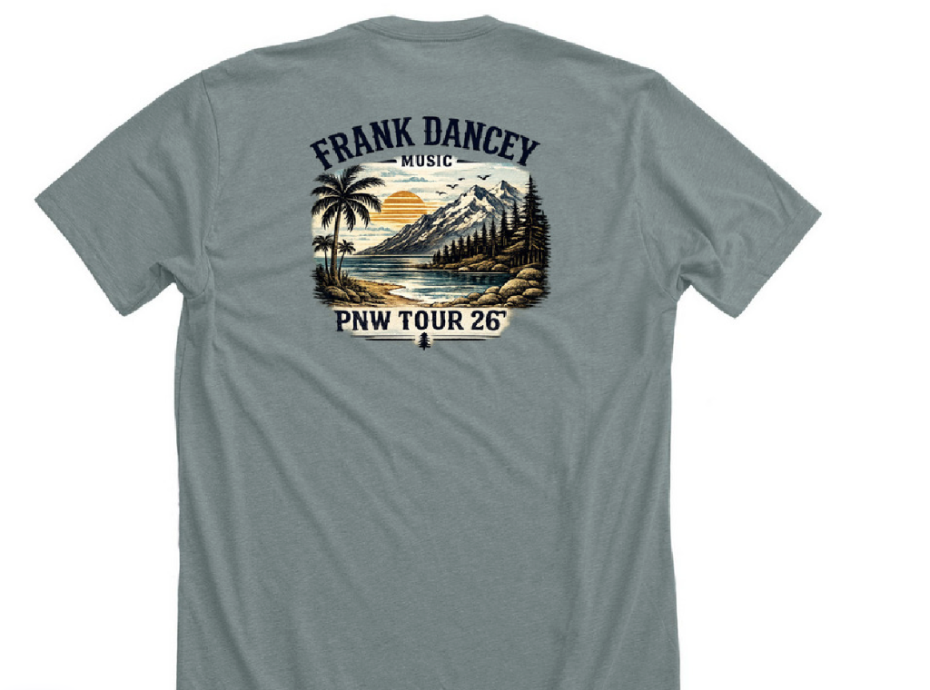 Frank Dancey Music PNW Tour 26 t-shirt