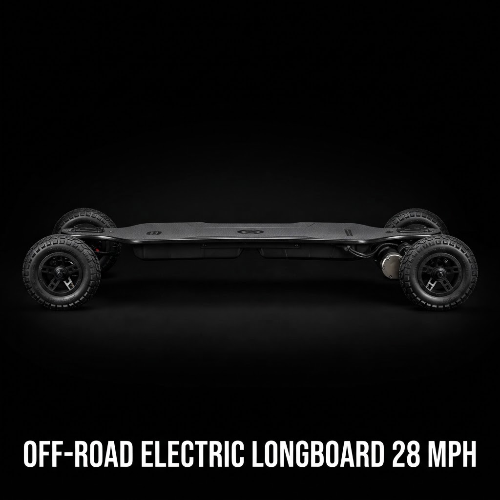 Off-Road Electric Longboard 28 MPH
