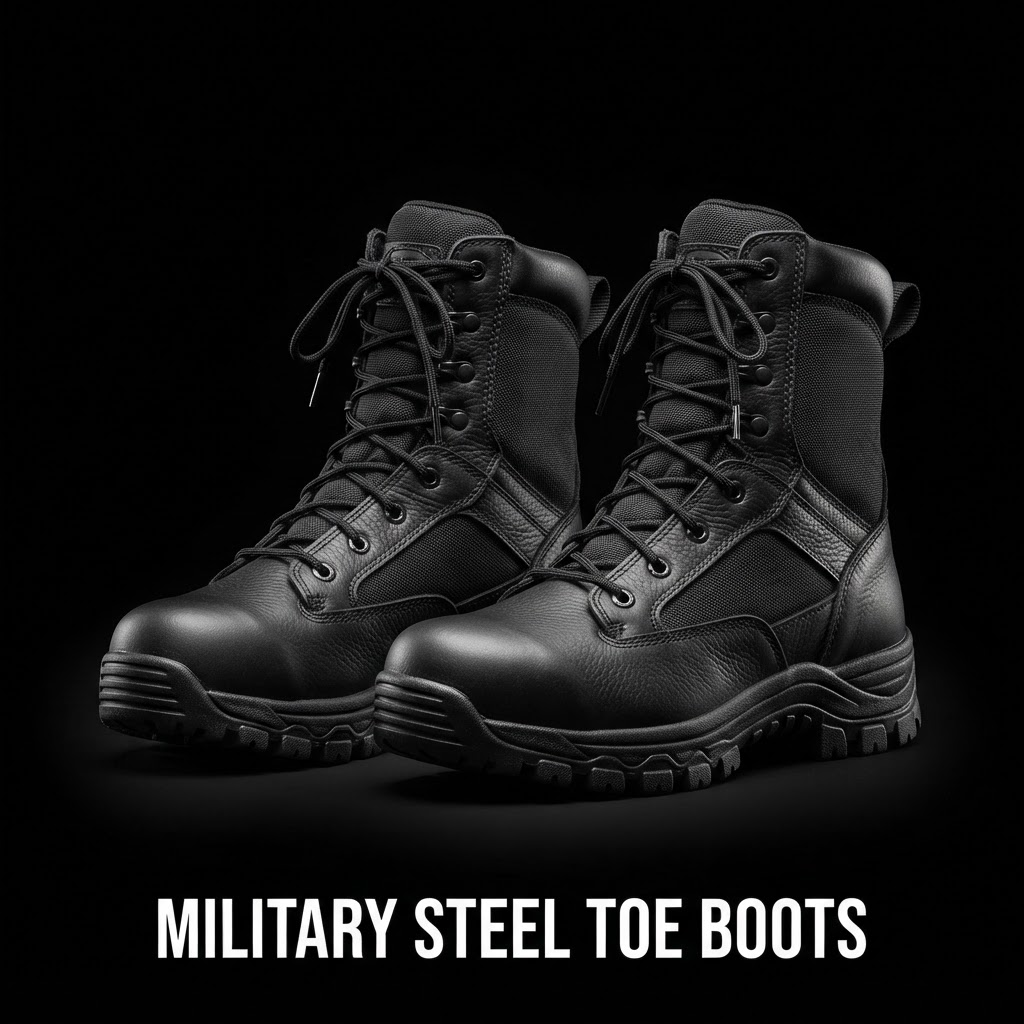 Military Steel Toe Boots