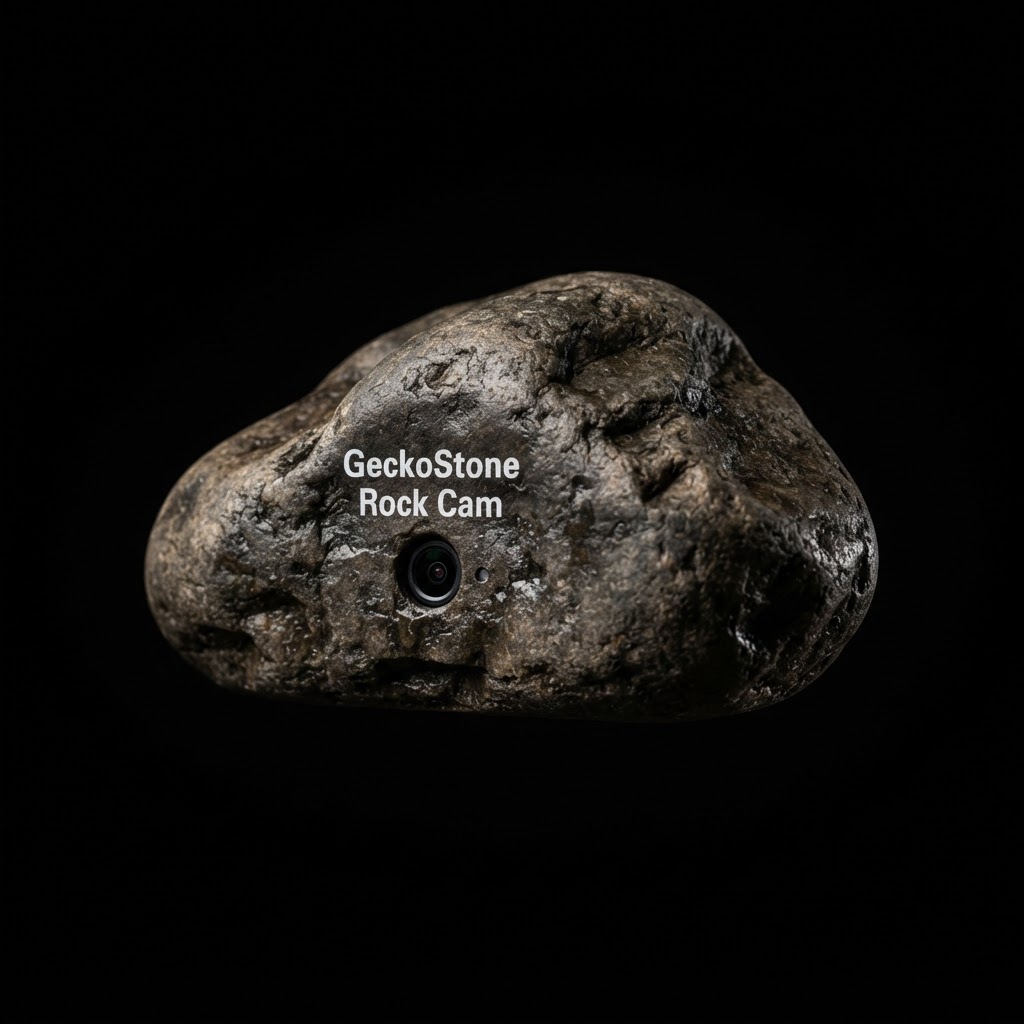 GeckoStone Rock Hidden Camera