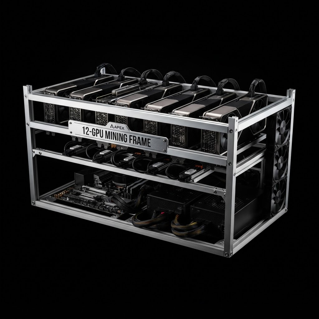 Apex 12-GPU Mining Frame
