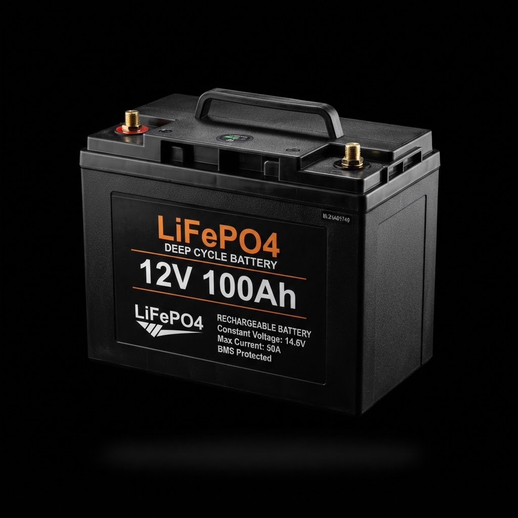 12V 100Ah LiFePO4 Deep Cycle Battery