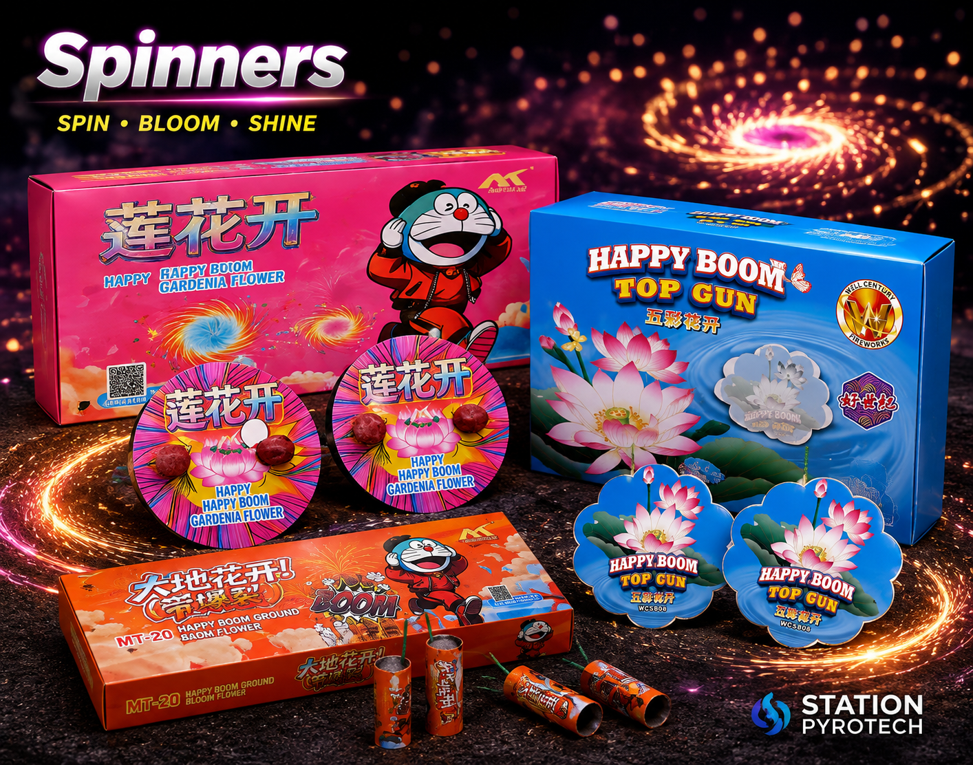 Spinners