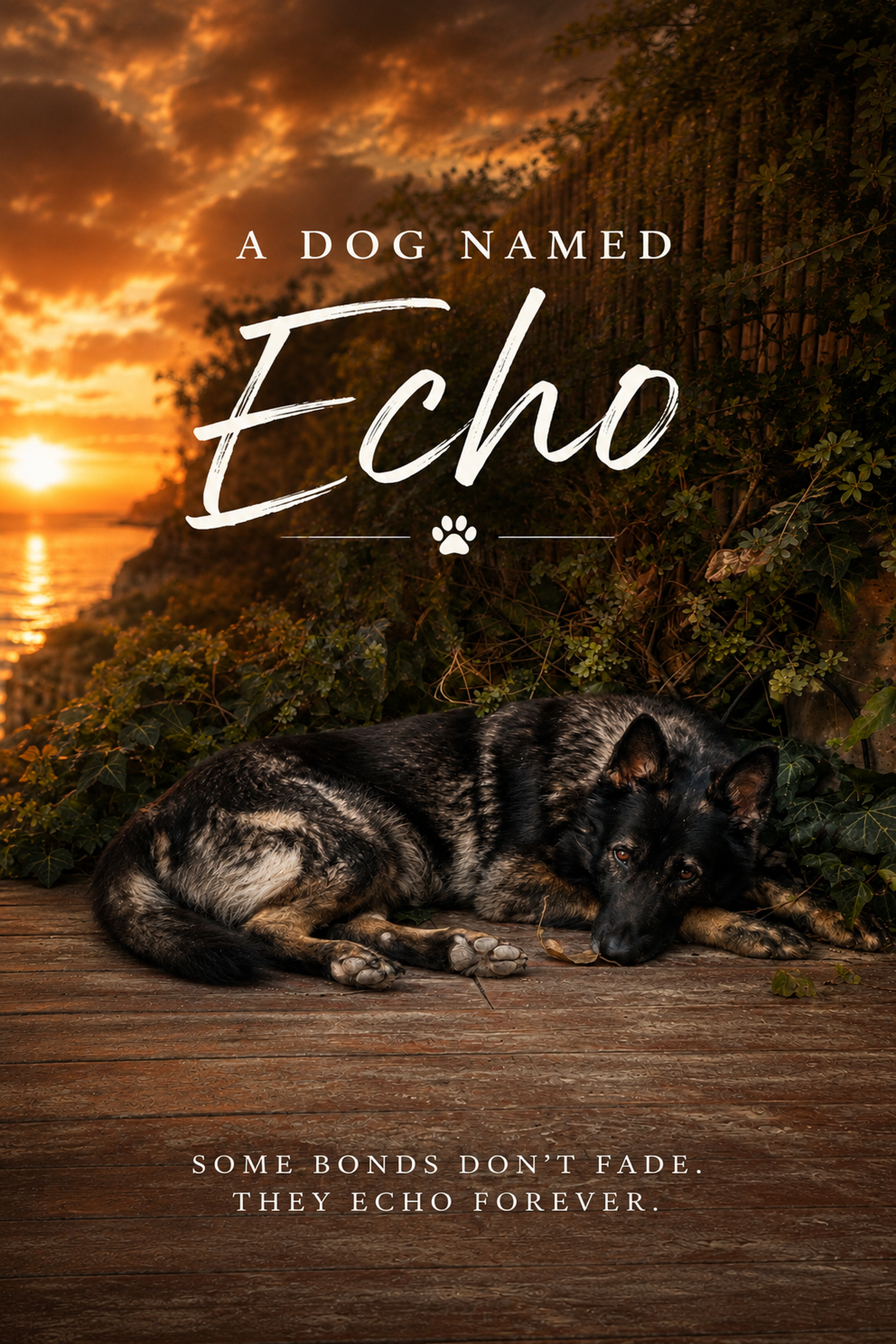 The official cover of A Dog Named Echo by E.J. Foa