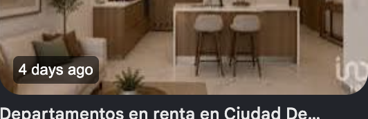 Departamento amueblado con cocina y barra en Condesa