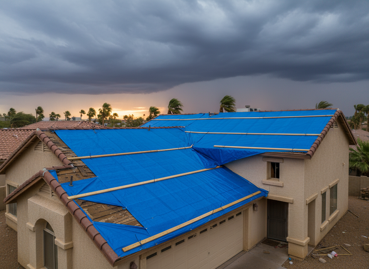 Emergency Roof Tarping roofing service in Greater Phoenix Arizona
