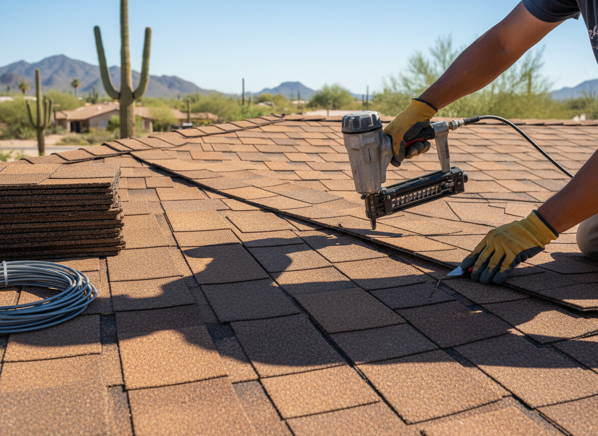 Shingle Roof Repair — Gilbert