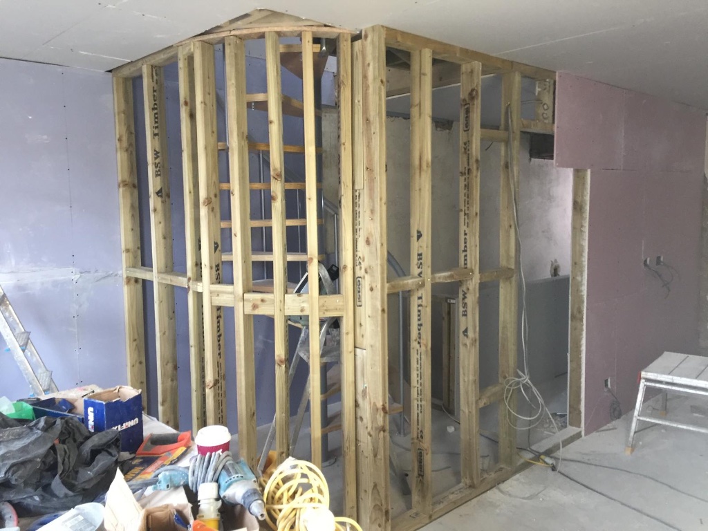 Curved Staircase Enclosure