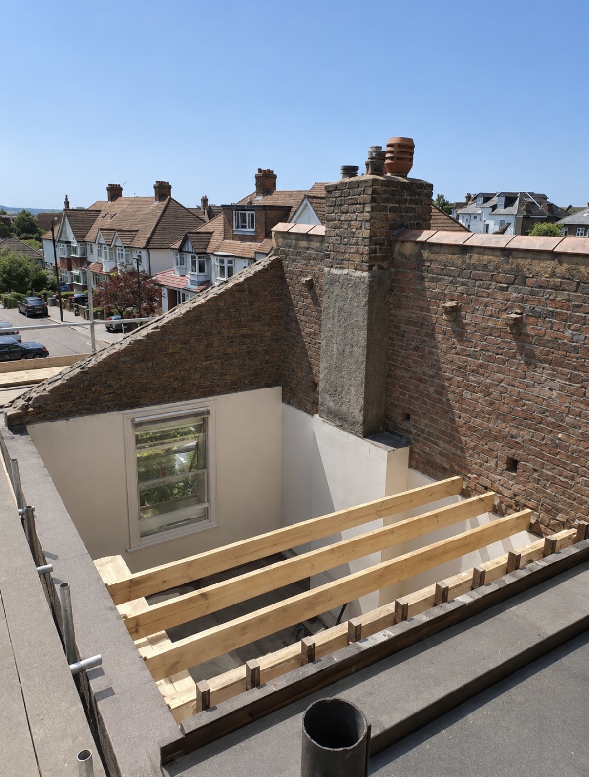 ROOF EXTENSION WORKS - EXTENSIONS construction project