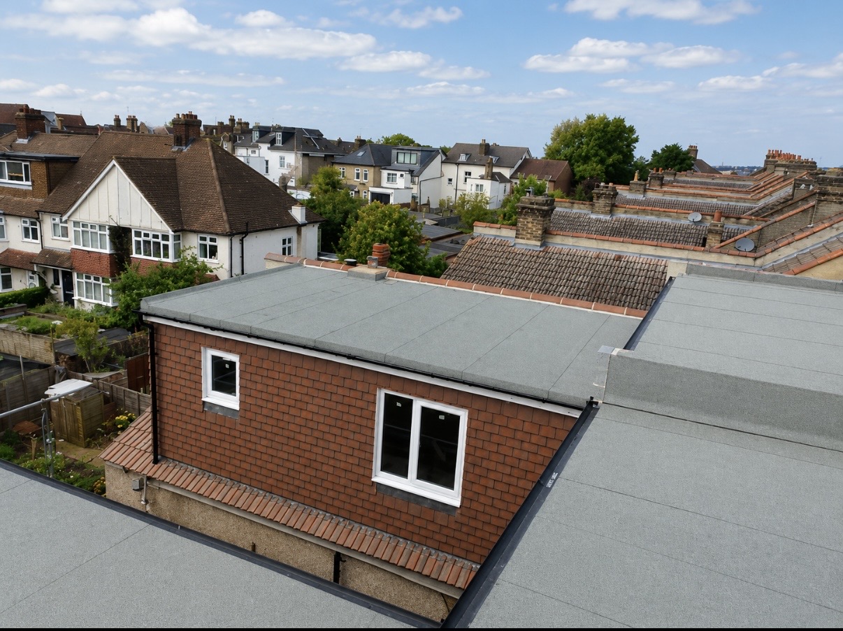 FLAT ROOF DORMER - LOFT CONVERSIONS construction project
