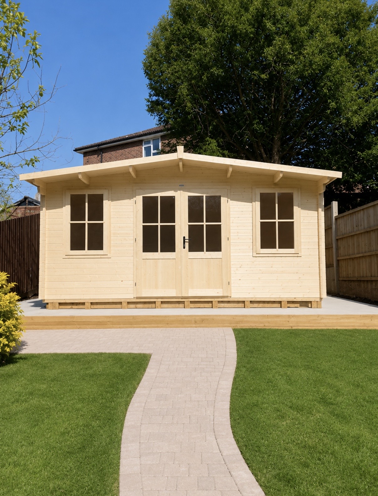 TIMBER GARDEN ROOM - GARDEN ROOMS construction project