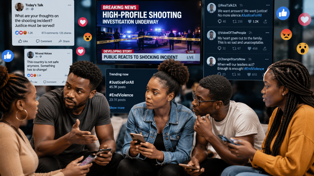 Analysing Public Sentiment Following a High-Profile Shooting Incident