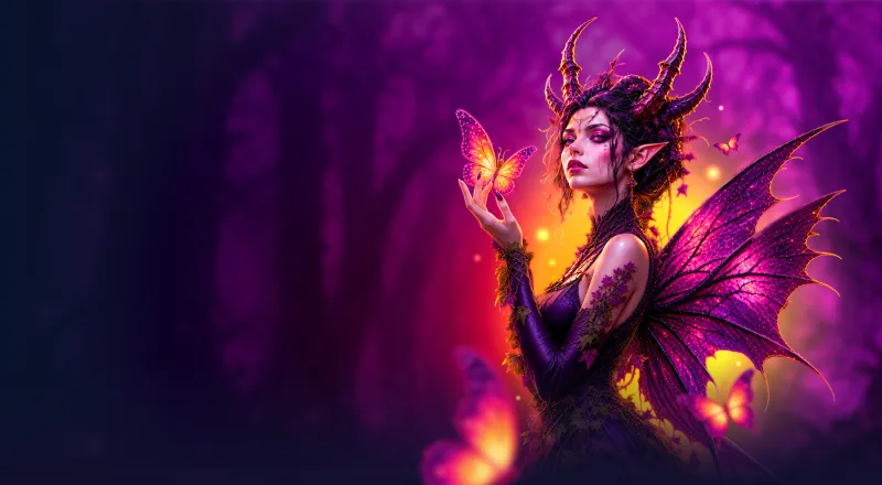 Fantasy character promotional artwork supplied for the NV Casino review