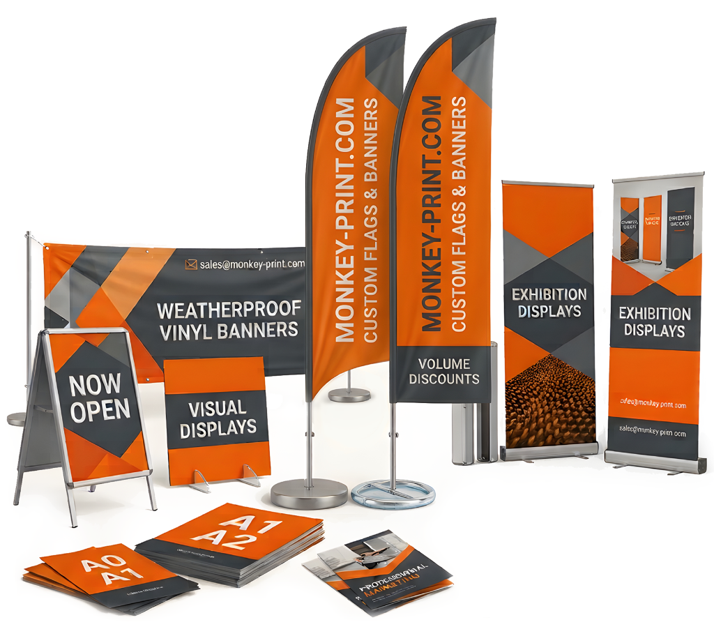 Monkey Print large format display products