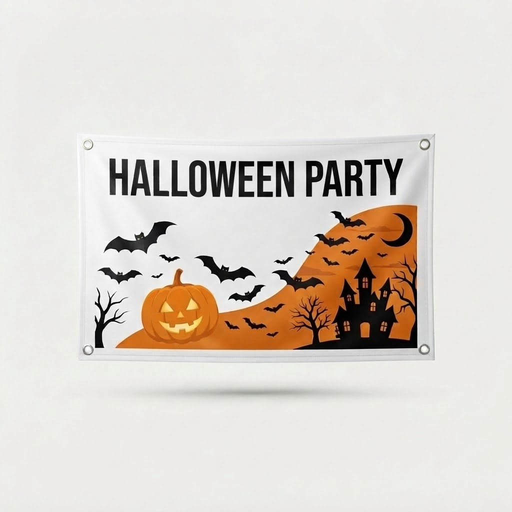 Halloween PVC Banner - Design Online