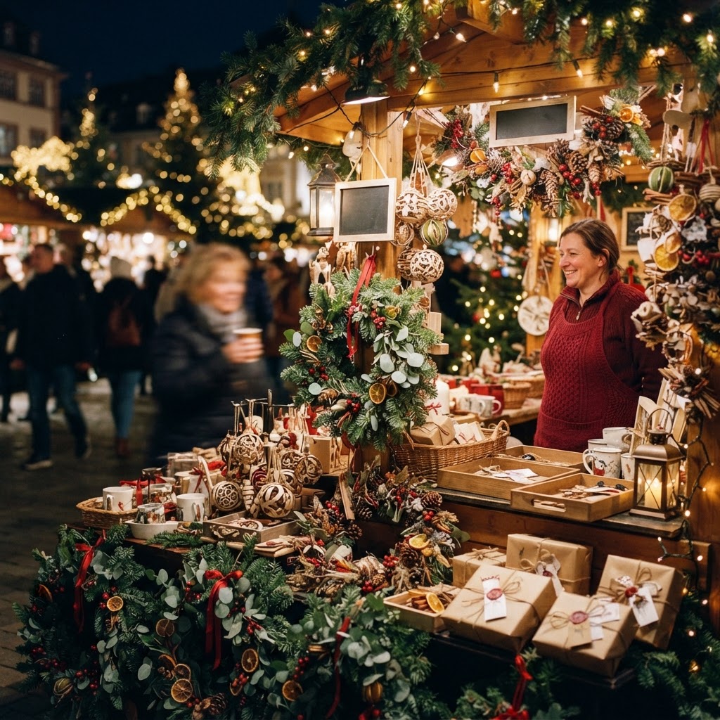 Festive Craft Fair Roller Banner - Design Online