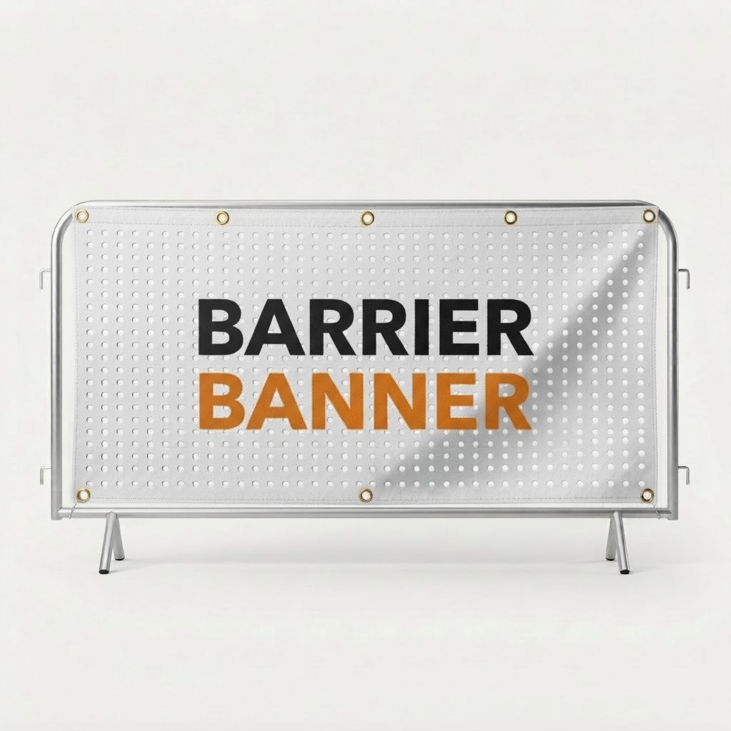 Eco Crowd Barrier Fence Banners & Jackets