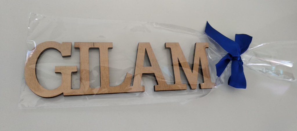 Custom Laser-Cut Wood Name