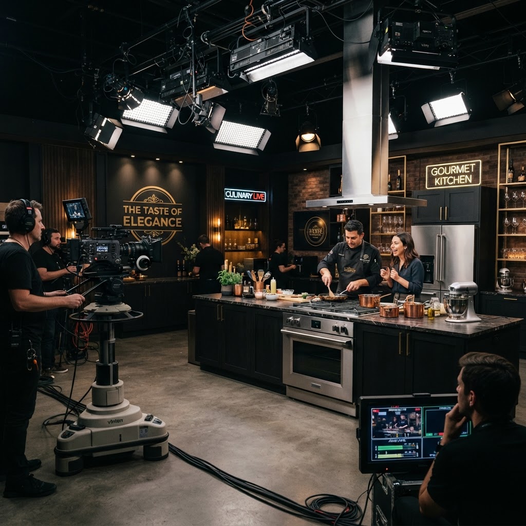 COZINHA EM ESTÚDIO COM QUALIDADE CINEMÁTICA