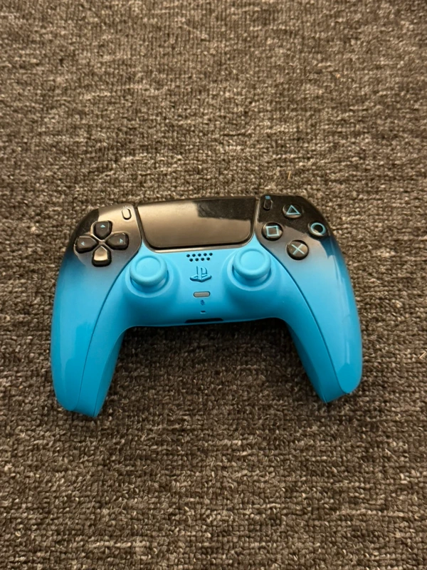 Sony PS5 DualSense Controller Custom blau/schwarz Fade