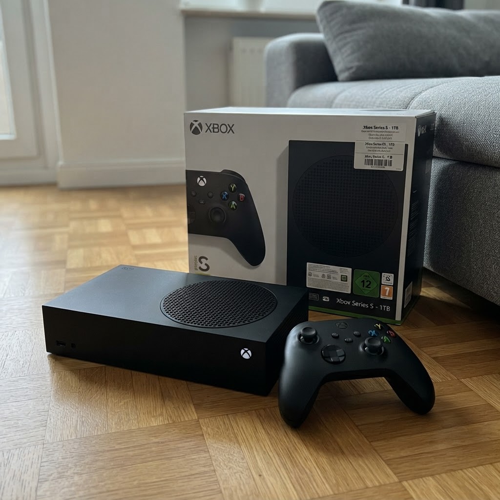 Microsoft Xbox Series S 1TB Carbon Black mit OVP